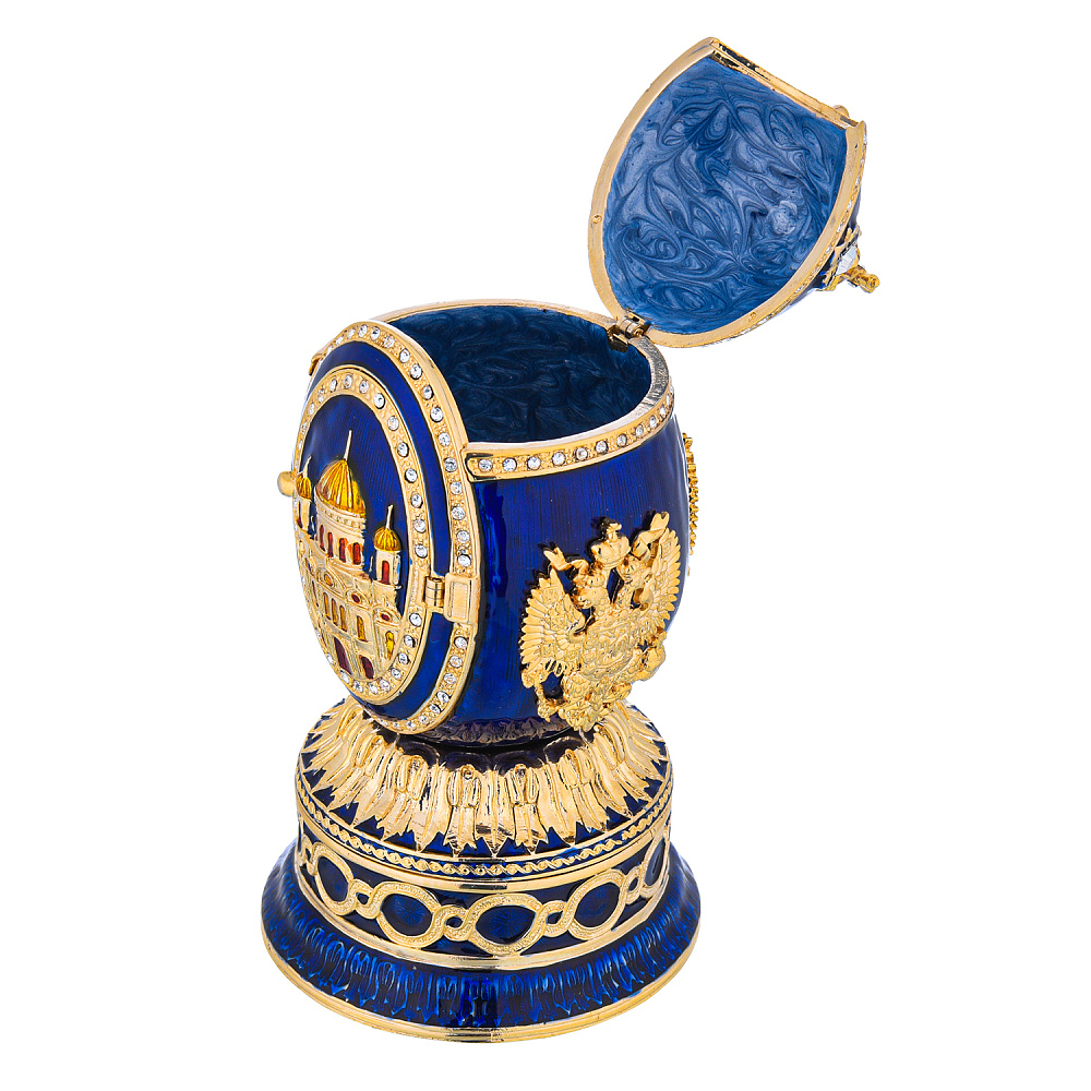 Музыкальное пасхальное яйцо-шкатулка. Традиции Фаберже - интернет магазин Русь Велика я фото 4