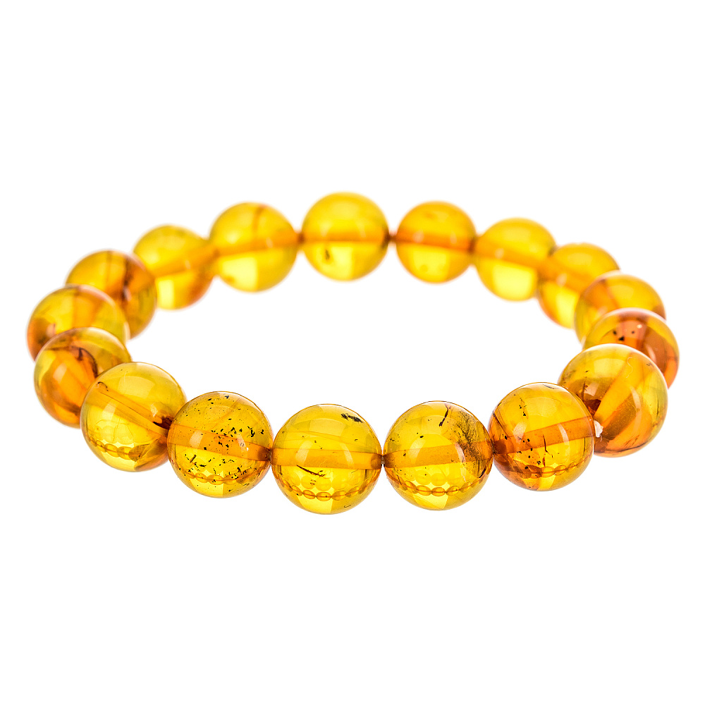 Браслет из натурального янтаря «Шары» - интернет магазин Русь Велика я фото 2