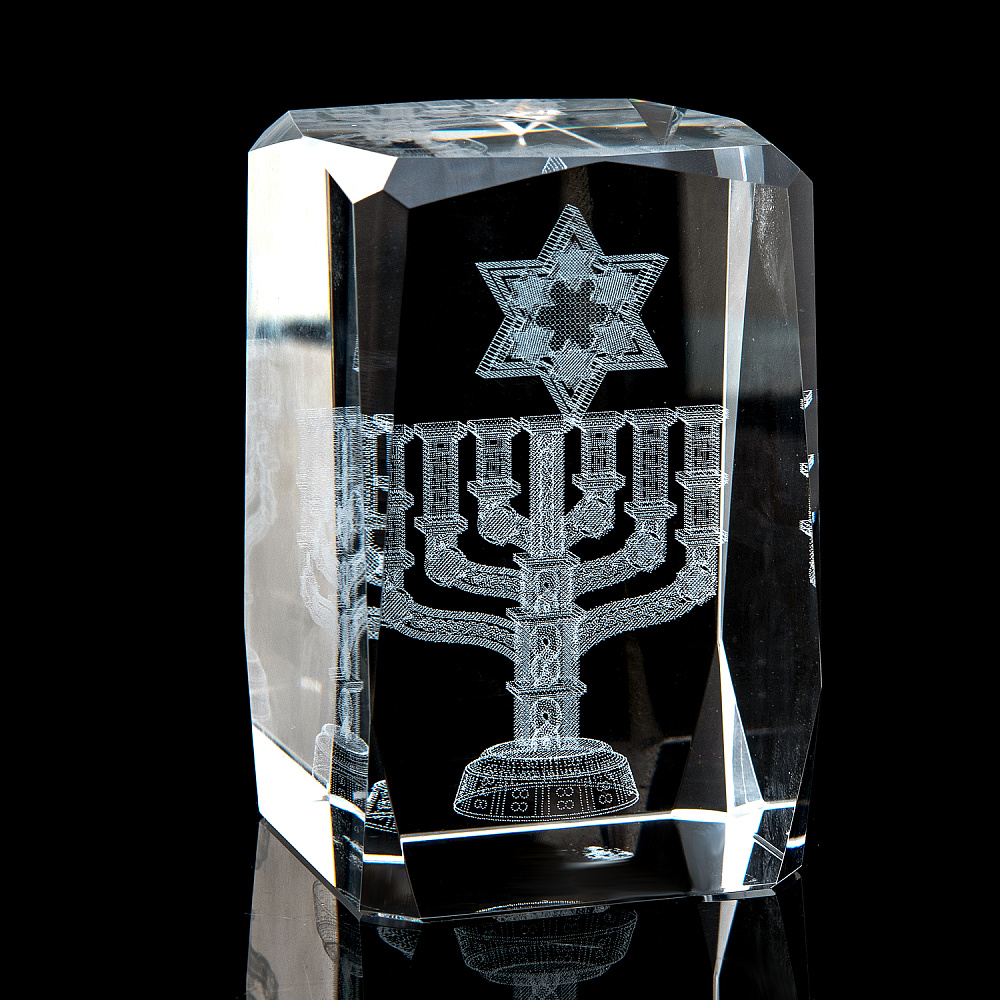 Лазерная графика. Статуэтка «Менора» - интернет магазин Русь Велика я 