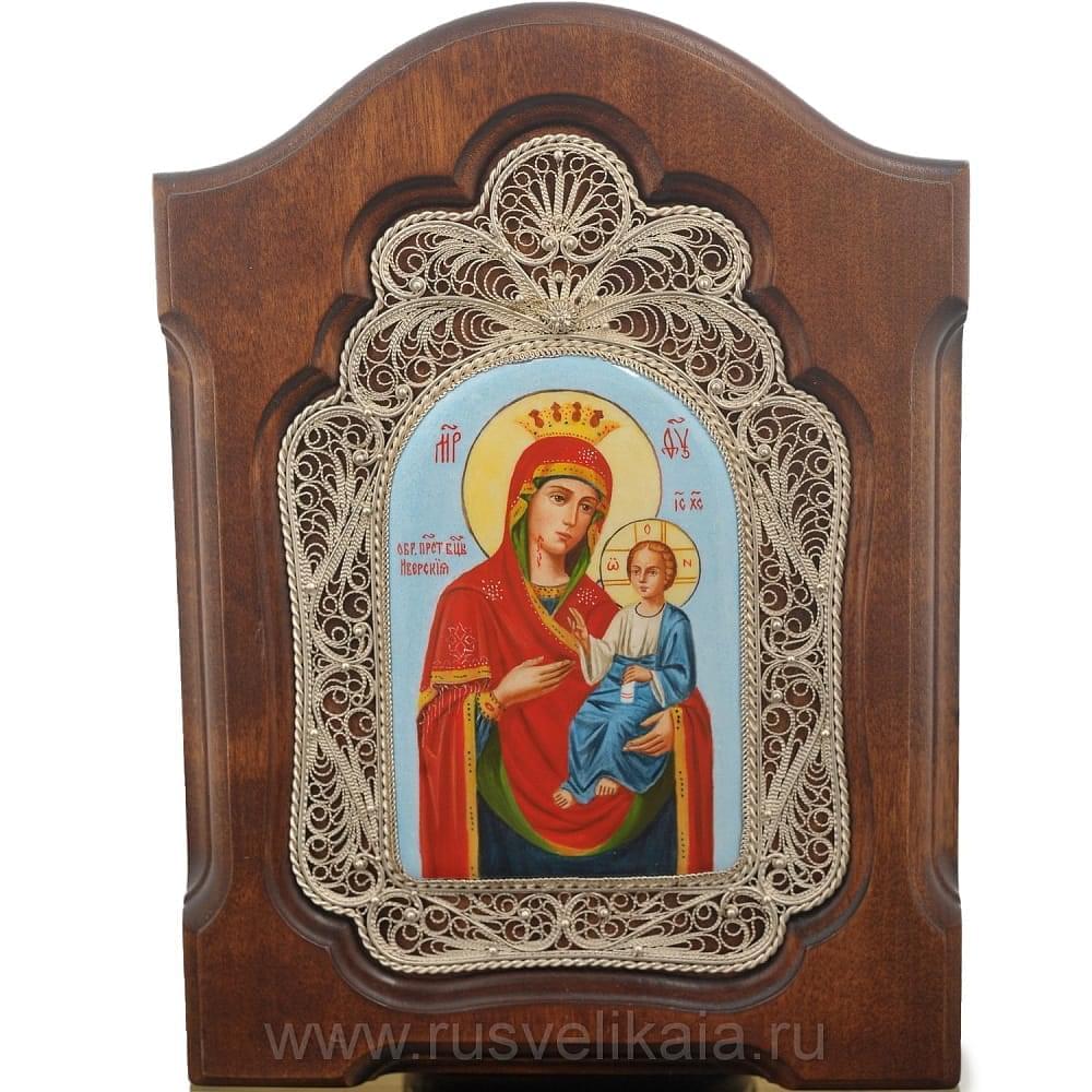Икона Божией Матери «Иверская» 17 х 21 см - интернет магазин Русь Велика я 