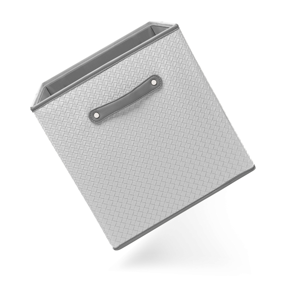 Органайзер из кожи для хранения вещей серый 31х31х31 см - интернет магазин Русь Велика я фото 1