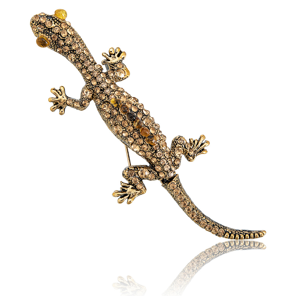 Брошь «Ящерица» - интернет магазин Русь Велика я 