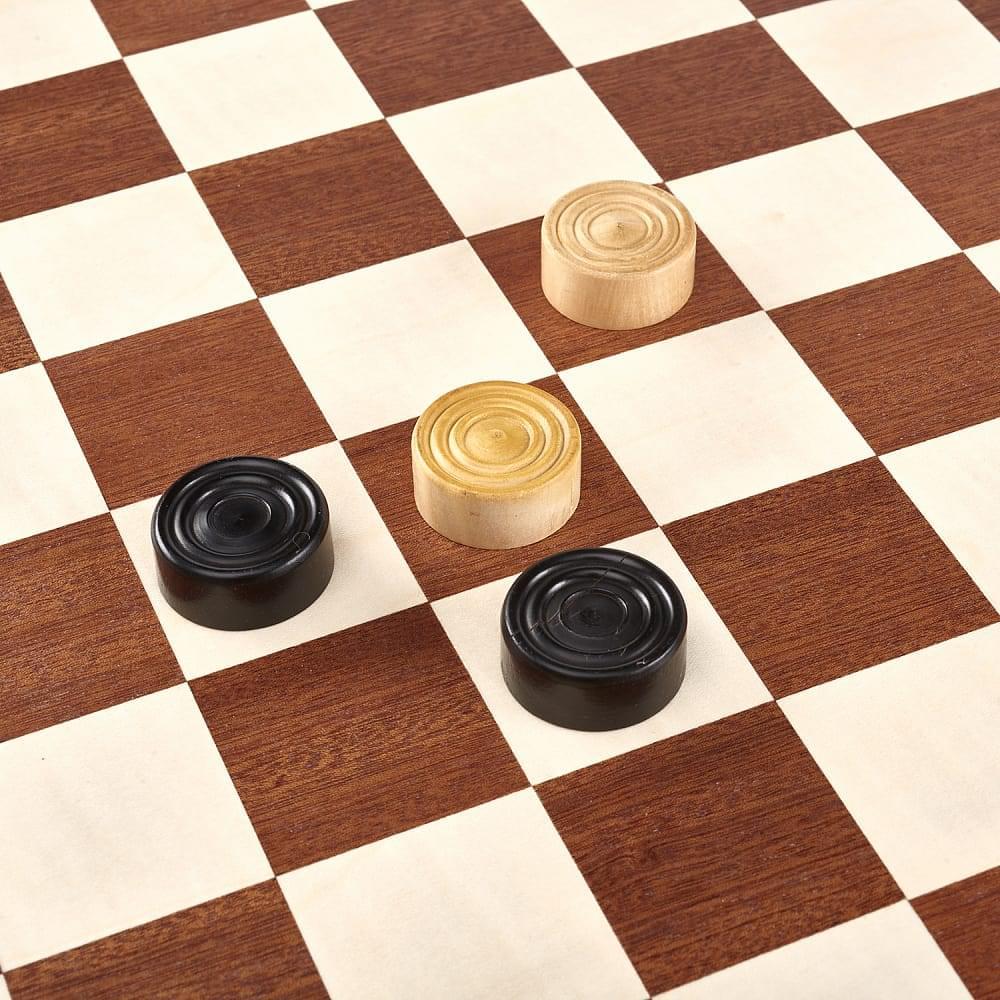 Шахматы деревянные с деревянными фигурами «Неваляшки Плюс» 37х37 см - интернет магазин Русь Велика я фото 7