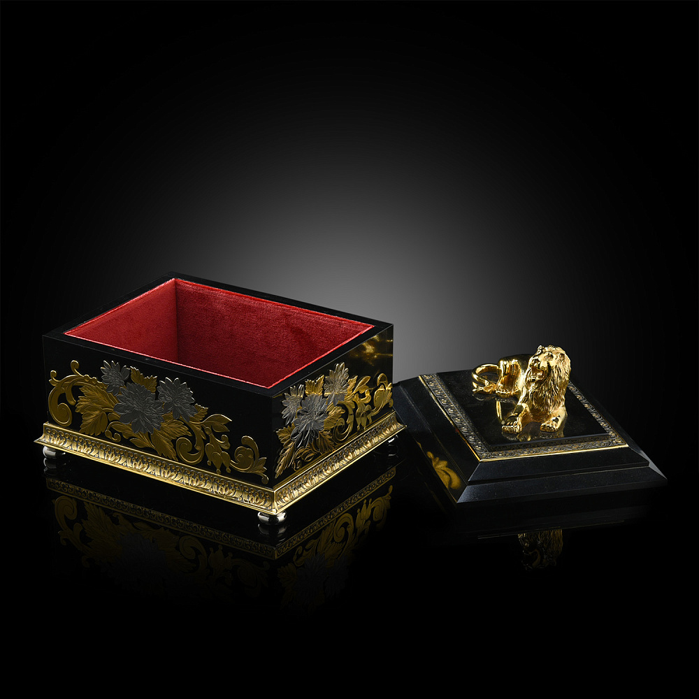 Шкатулка-ларец «Лев». Златоуст - интернет магазин Русь Велика я фото 2