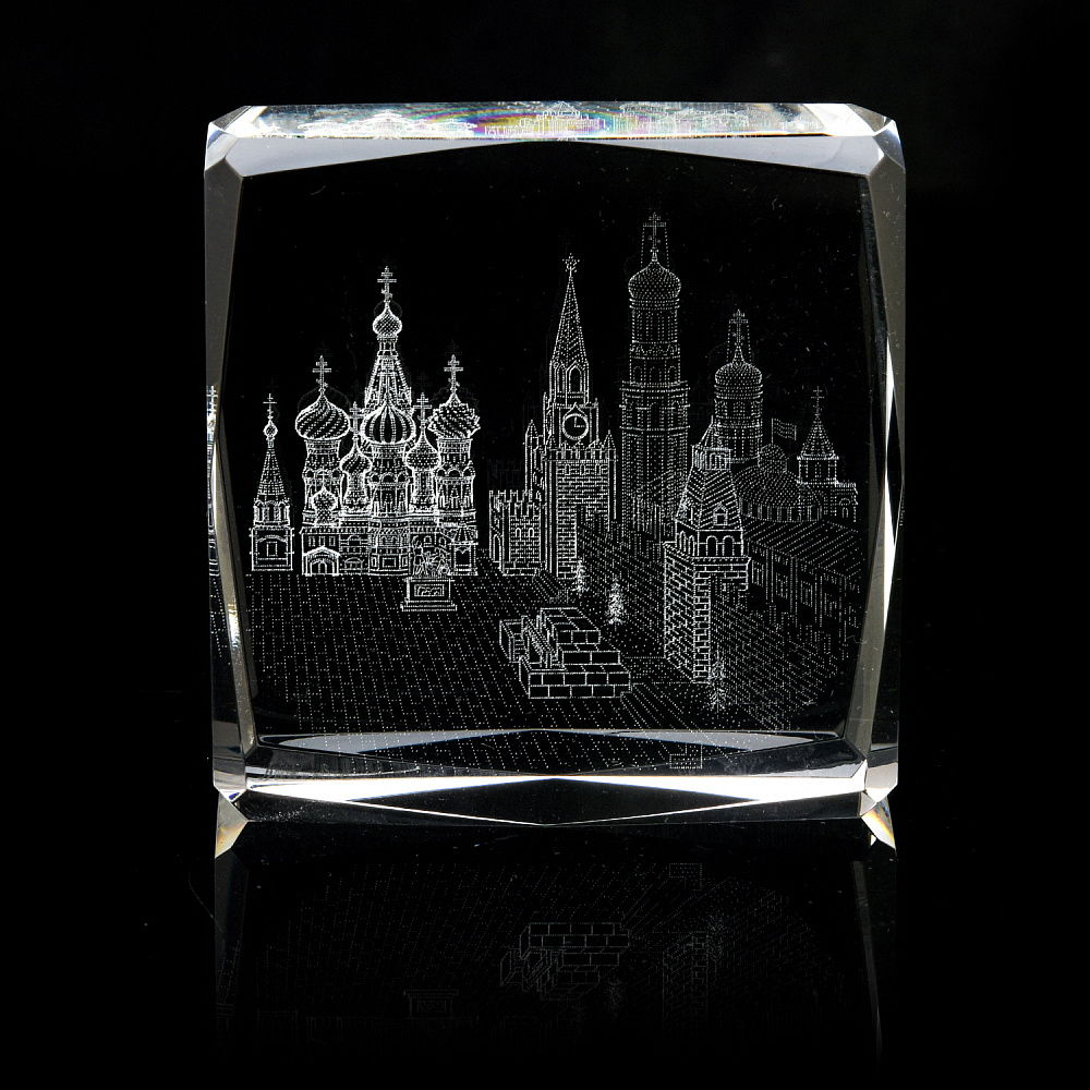 Лазерная графика. Статуэтка «Храм Василия Блаженного» - интернет магазин Русь Велика я фото 2