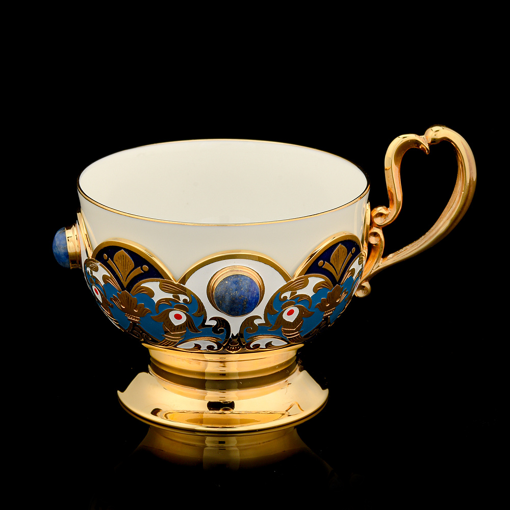 Кофейный сервиз на 2 персоны. Златоуст - интернет магазин Русь Велика я фото 6