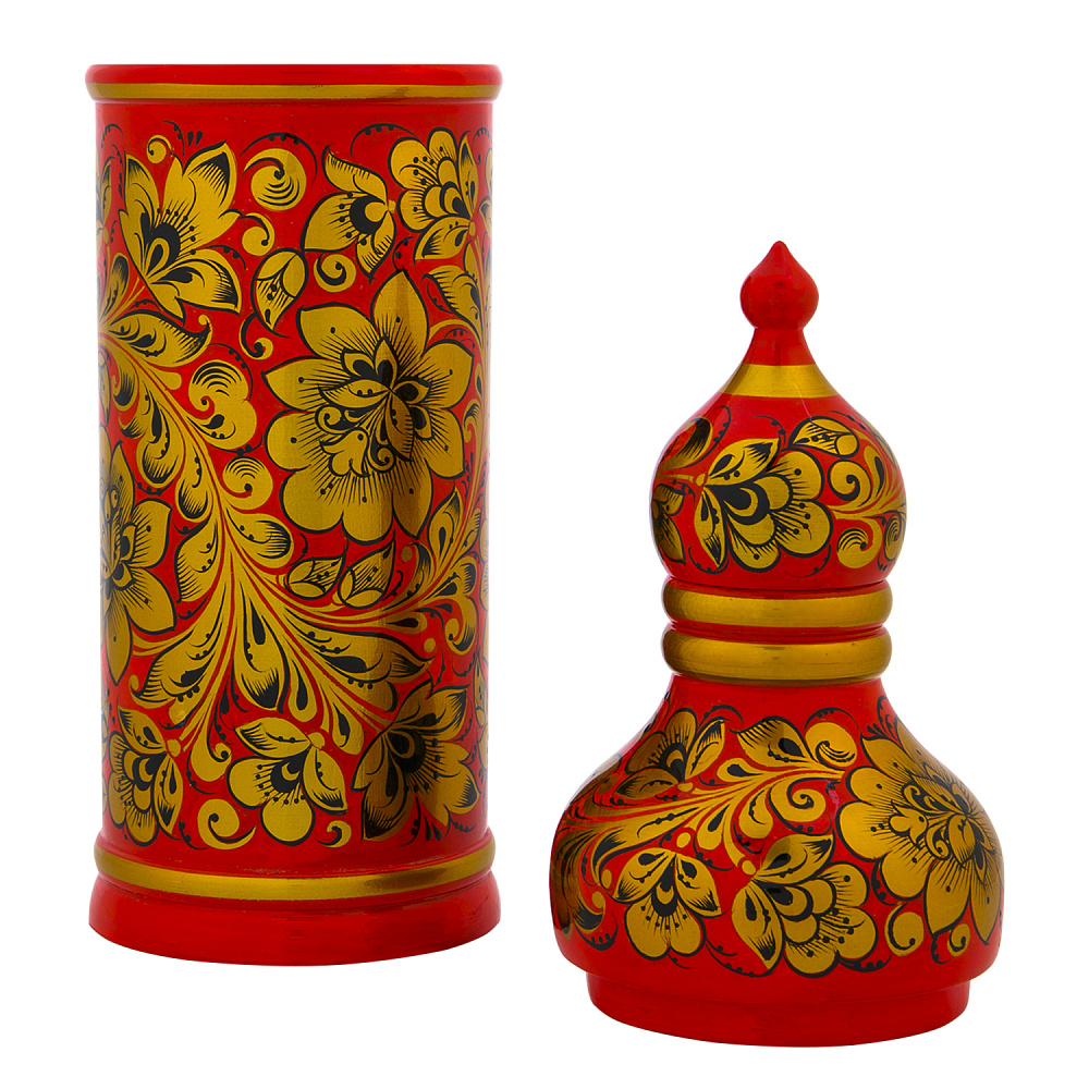 Питейный набор на 6 персон «Винный». Хохлома - интернет магазин Русь Велика я фото 5