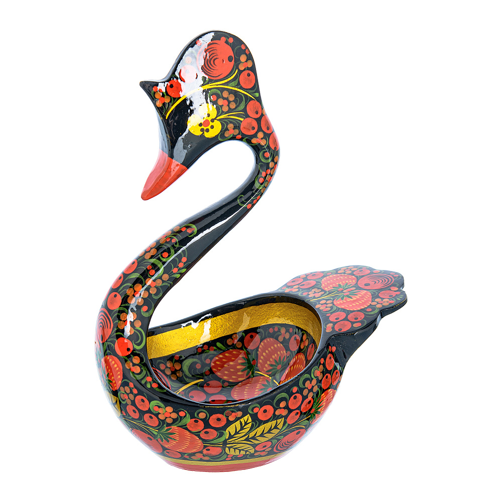 Братина «Лебедь». Хохлома - интернет магазин Русь Велика я фото 2