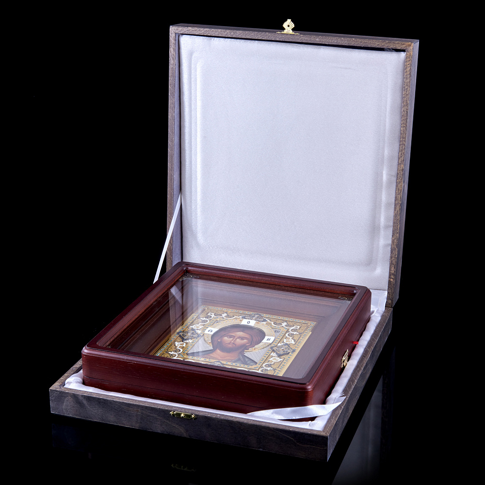 Икона «Господь Вседержитель» в киоте. Златоуст 26 х 28 см - интернет магазин Русь Велика я фото 5