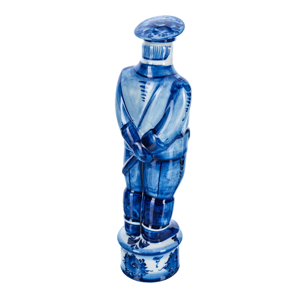 Штоф «Полицейский». Гжель - интернет магазин Русь Велика я фото 3