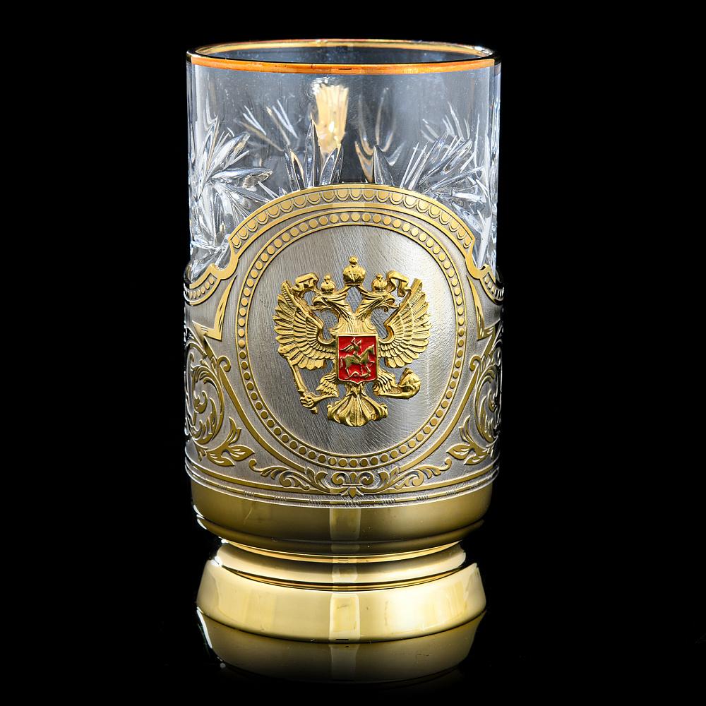 Подстаканник «Герб РФ». Златоуст - интернет магазин Русь Велика я 