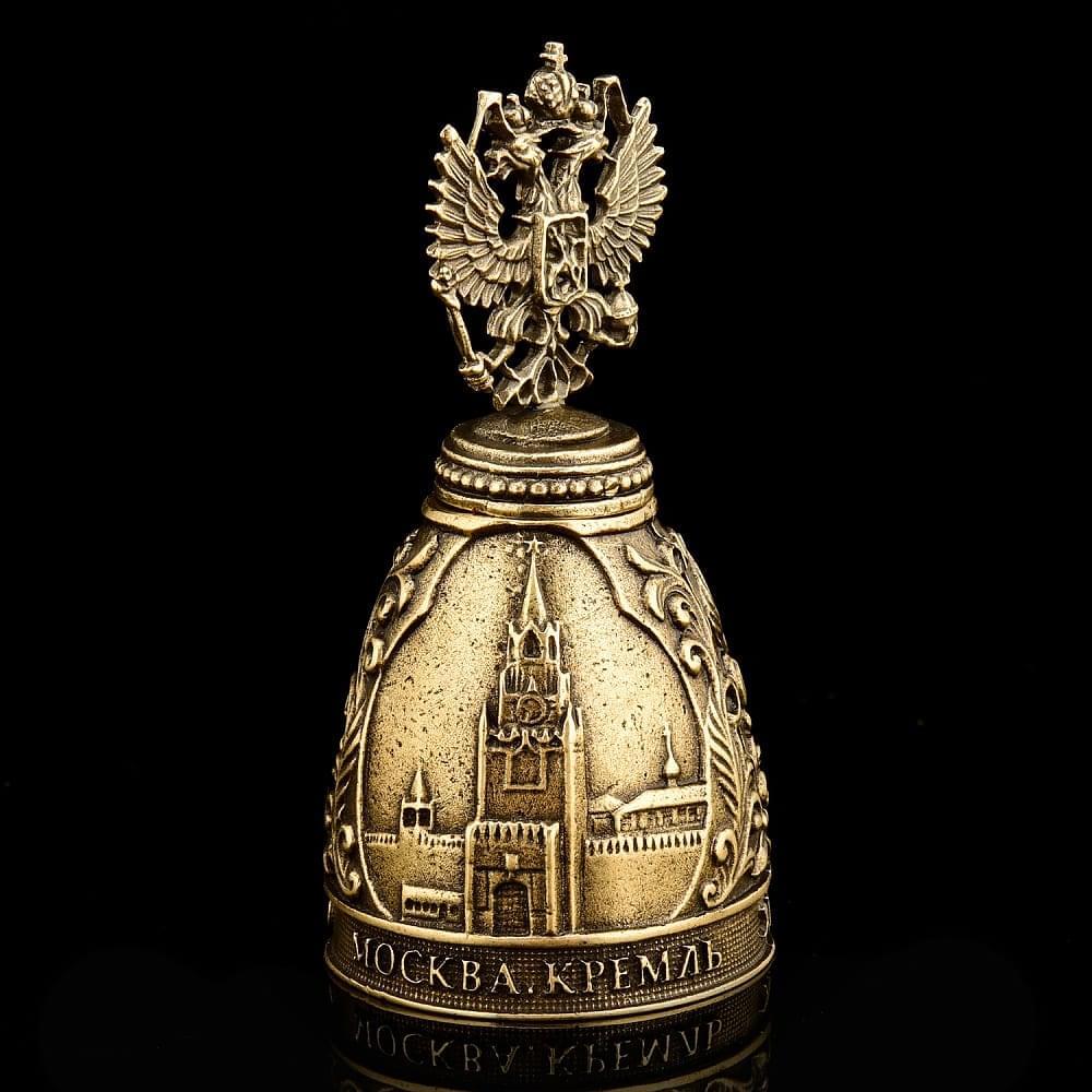 0019201 Бронза Колокол «Москва.Герб.» 3,9*3,9*7,5см (13370) - интернет магазин Русь Велика я фото 1