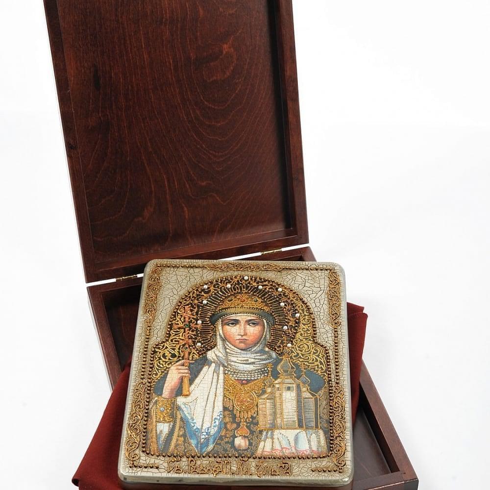 Икона «Св. княгиня Ольга» 21 х 29 см - интернет магазин Русь Велика я фото 1