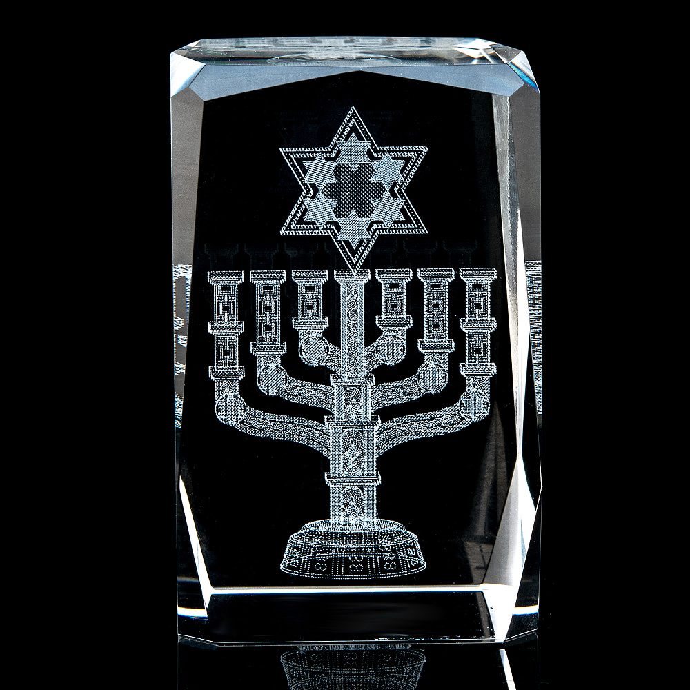 Лазерная графика. Статуэтка «Менора» - интернет магазин Русь Велика я фото 3