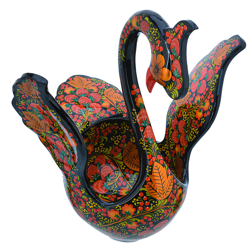 Братина «Лебедь». Хохлома - интернет магазин Русь Велика я фото 4