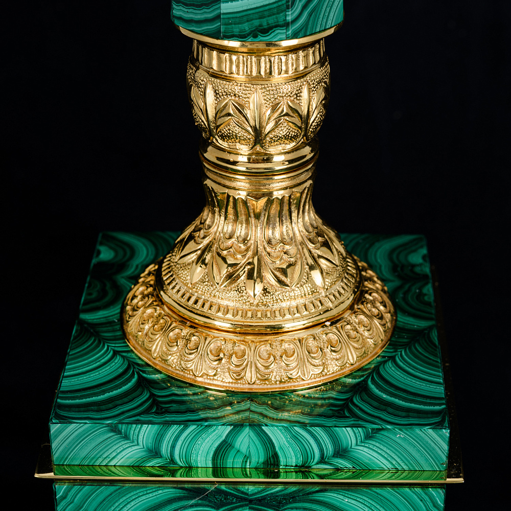 Лампа настольная «Малахит» - интернет магазин Русь Велика я фото 3