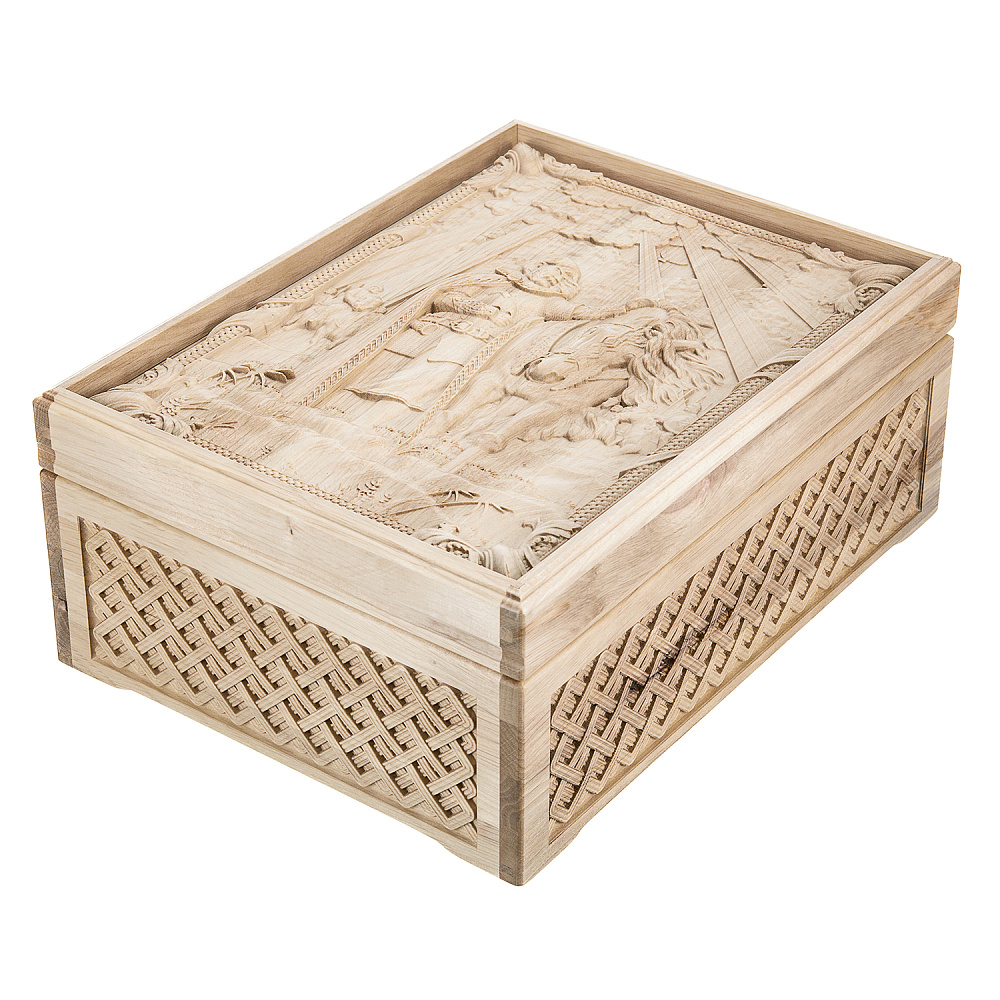 Русское лото в резной шкатулке из граба «Вещий Олег» - интернет магазин Русь Велика я фото 2