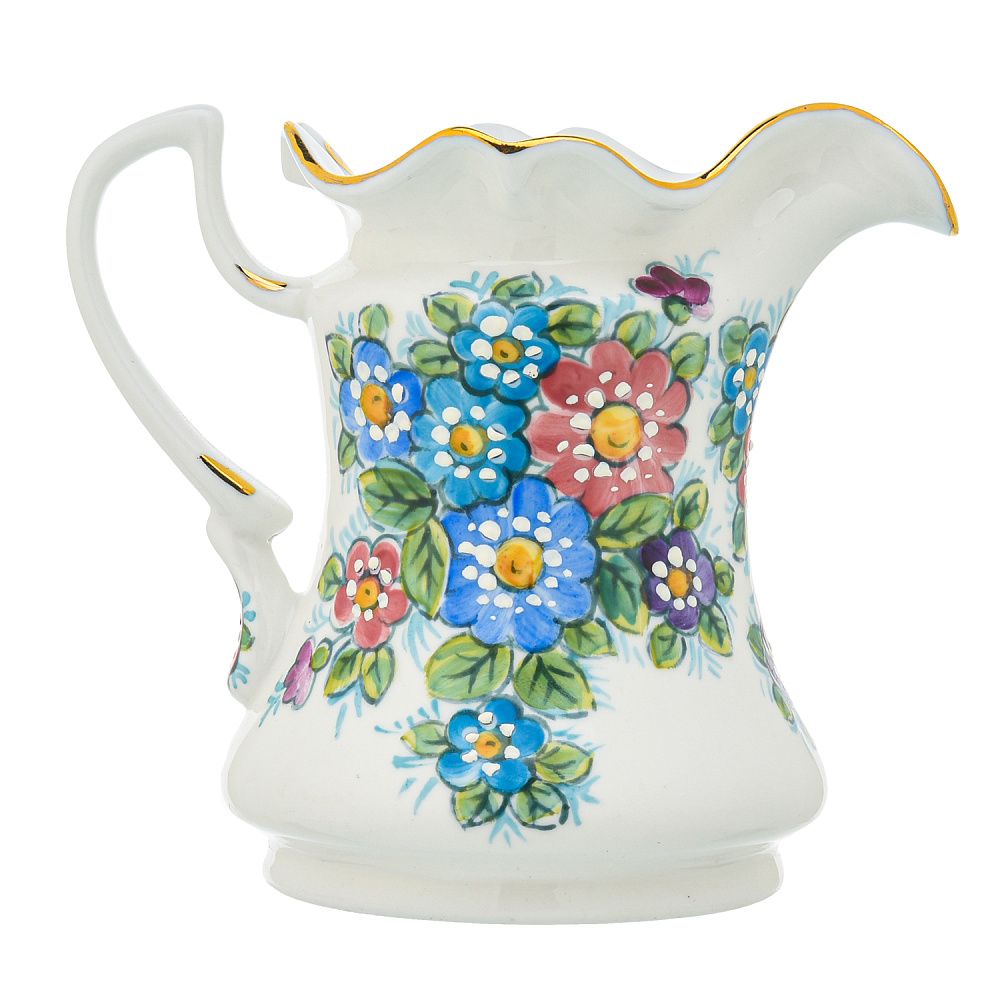 Сливочник «Утро». Гжель в цвете - интернет магазин Русь Велика я фото 2
