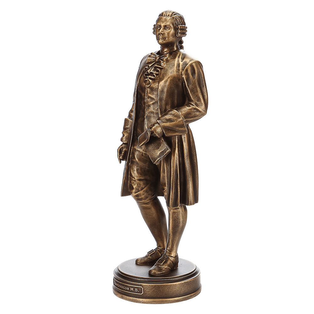 Статуэтка «Ломоносов М.В.» - интернет магазин Русь Велика я фото 1