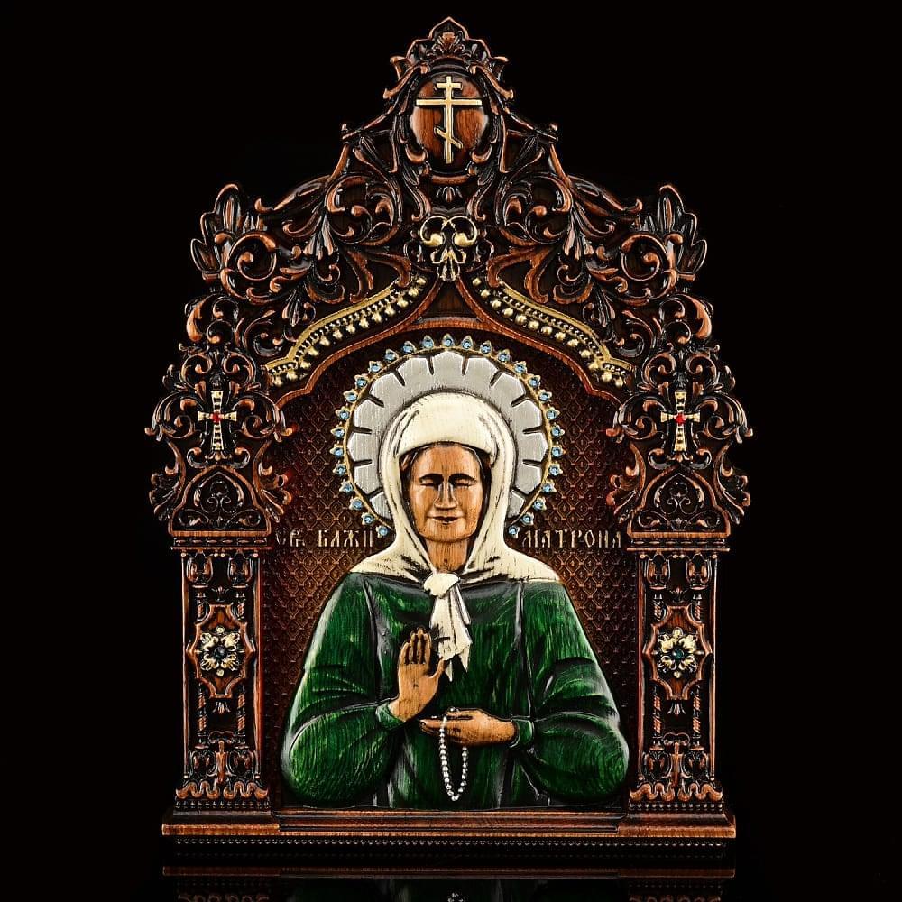 Икона «Матрона» 25 х 34 см - интернет магазин Русь Велика я 