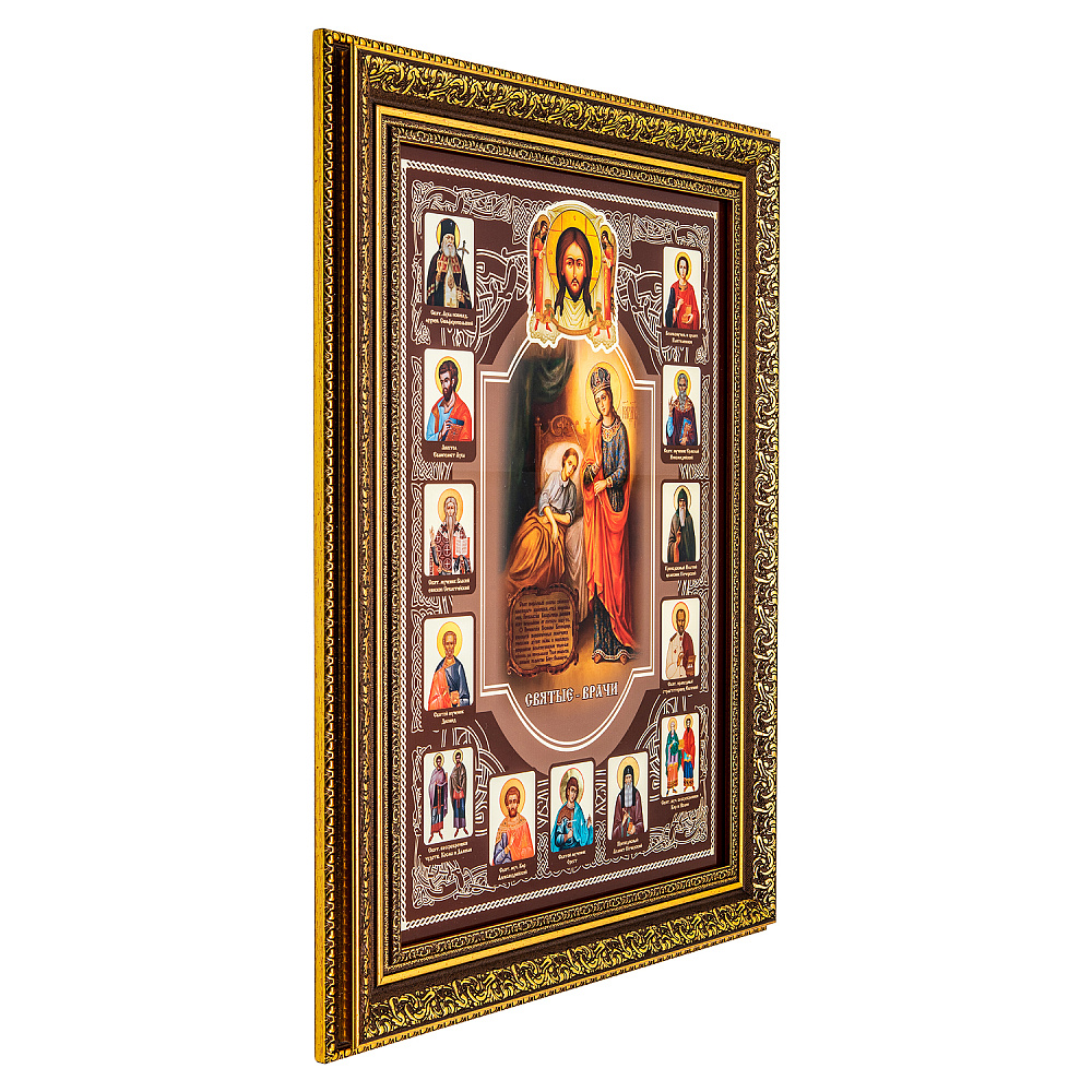 Панно «Святые врачи» 37х47 см - интернет магазин Русь Велика я фото 3