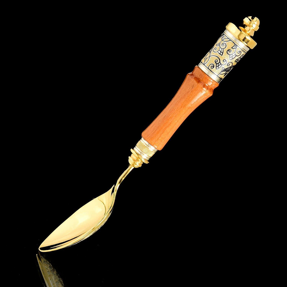 Ложка чайная «Византия» 51.46 гр. Серебро 925* - интернет магазин Русь Велика я фото 2