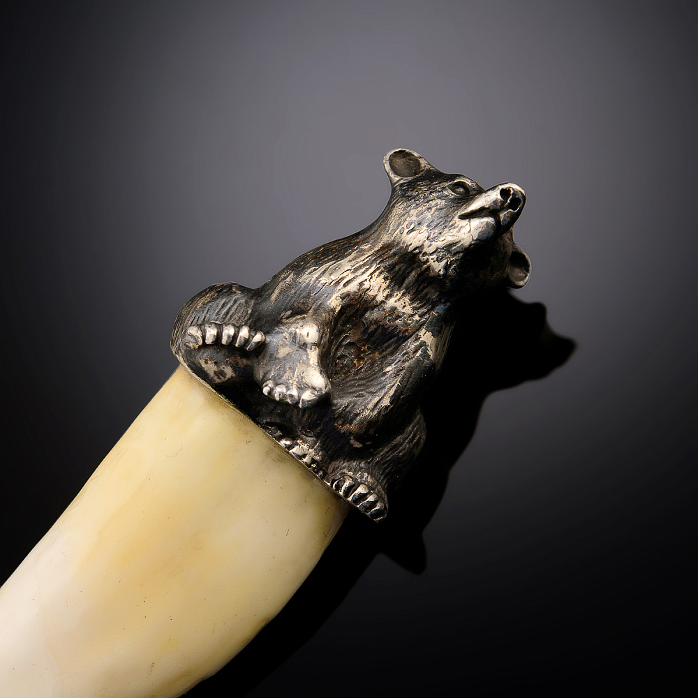 Подвеска-амулет из клыка медведя «Медвежонок» - интернет магазин Русь Велика я фото 2