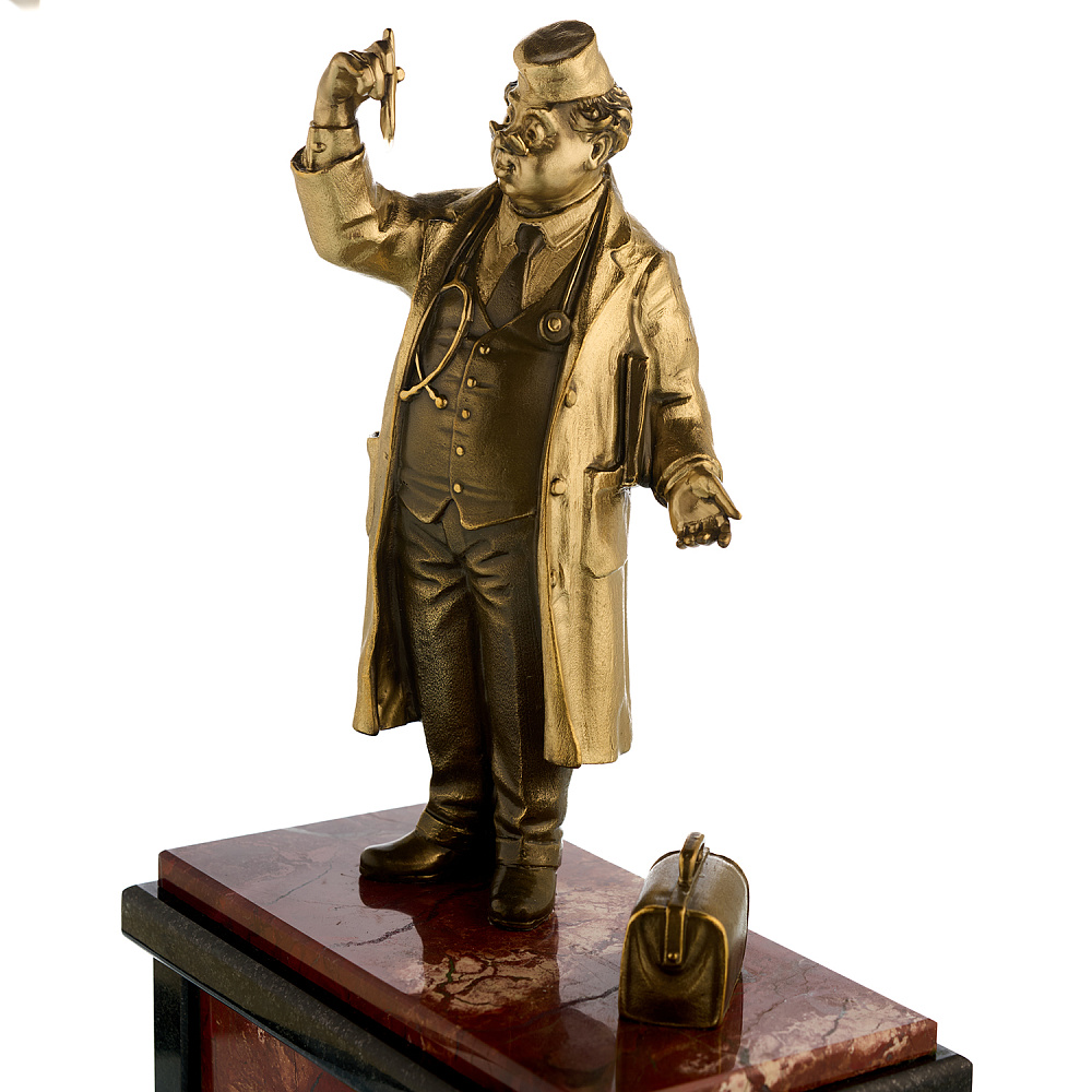 Часы настольные из камня «Доктор». Златоуст - интернет магазин Русь Велика я фото 5