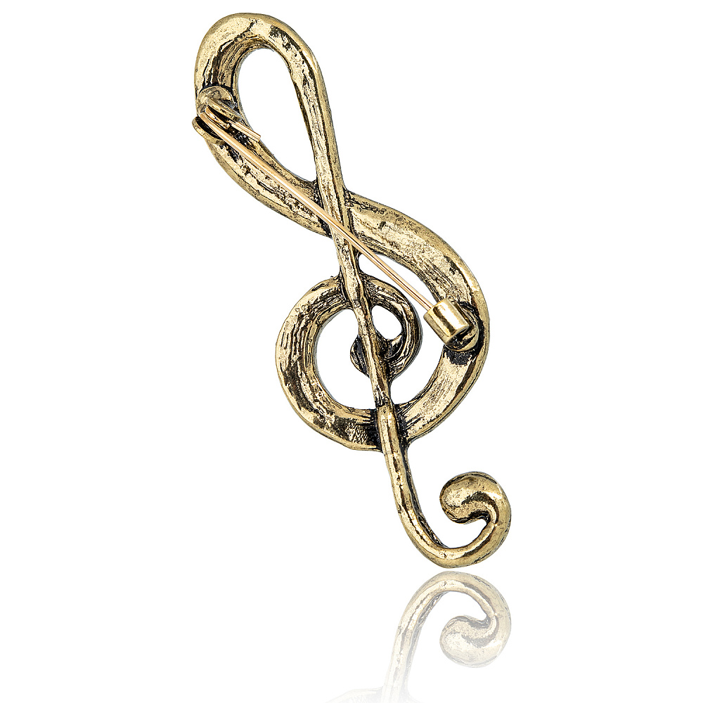 Брошь «Скрипичный ключ» - интернет магазин Русь Велика я фото 1