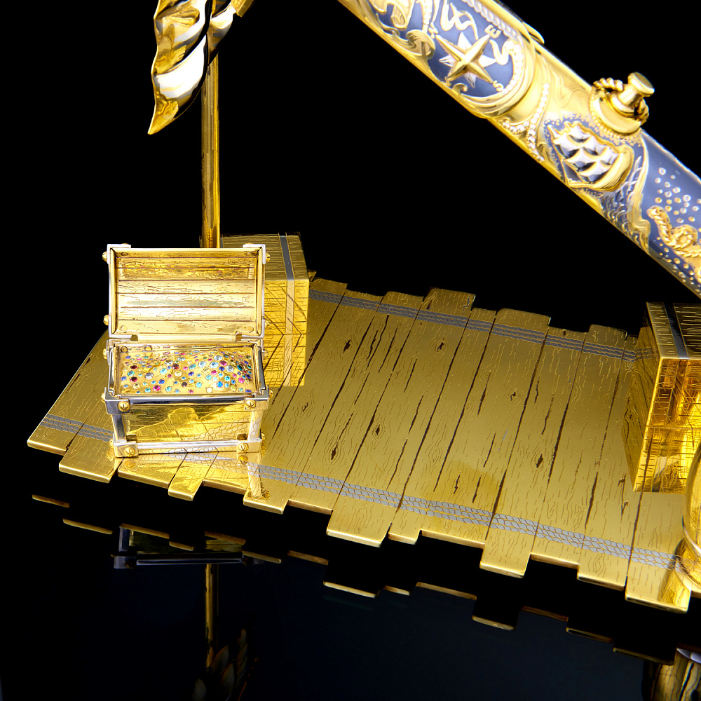 Кортик авторский «Остров сокровищ». Златоуст - интернет магазин Русь Велика я фото 5