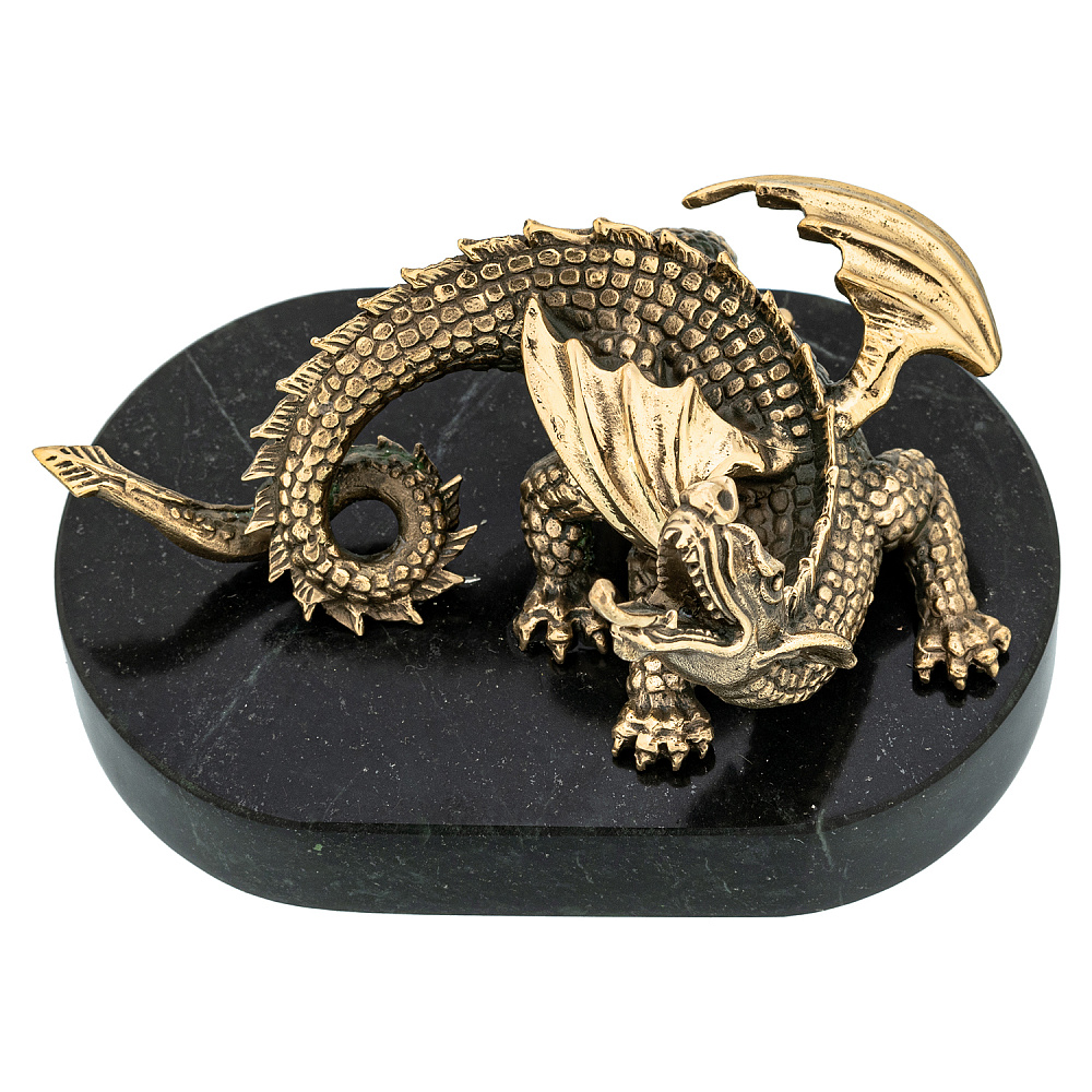 Бронзовая статуэтка «Западный дракон» - интернет магазин Русь Велика я 