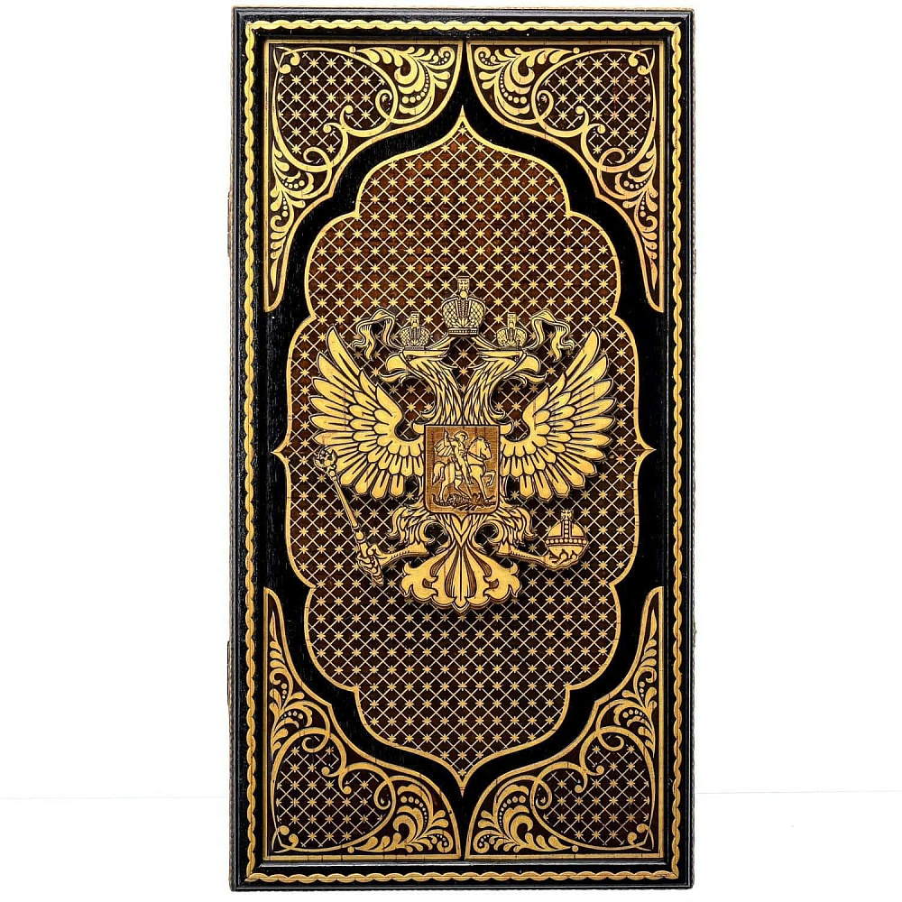 0040786/01612 Береста НАРДЫ «ГЕРБ РФ» - интернет магазин Русь Велика я фото 3