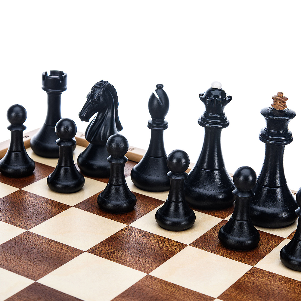 Шахматный ларец с деревянными фигурами 37х37 см - интернет магазин Русь Велика я фото 1