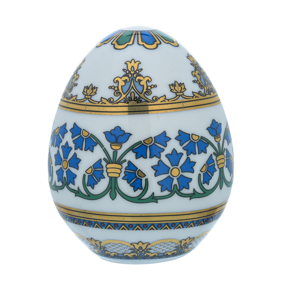 Яйцо пасхальное «Васильки». Гжель - интернет магазин Русь Велика я фото 2