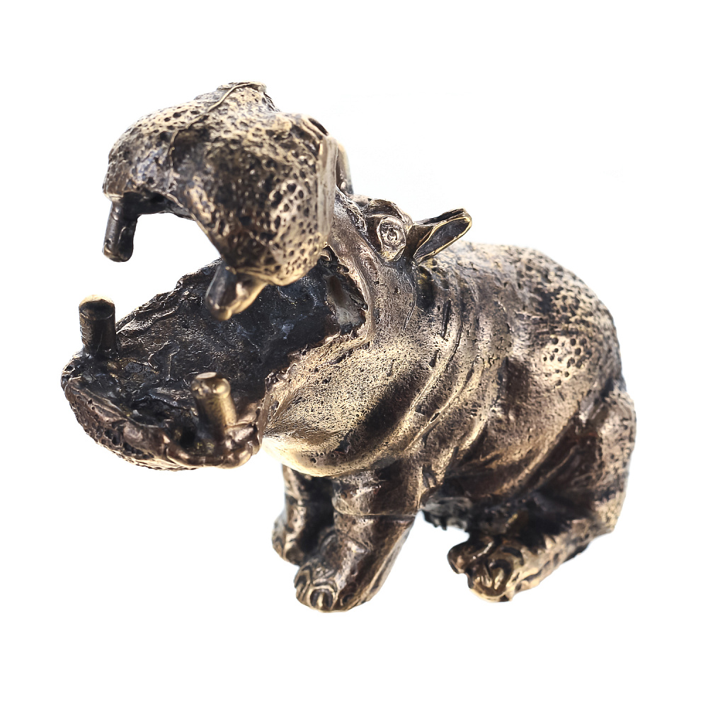 Бронзовая статуэтка «Бегемот» - интернет магазин Русь Велика я фото 2