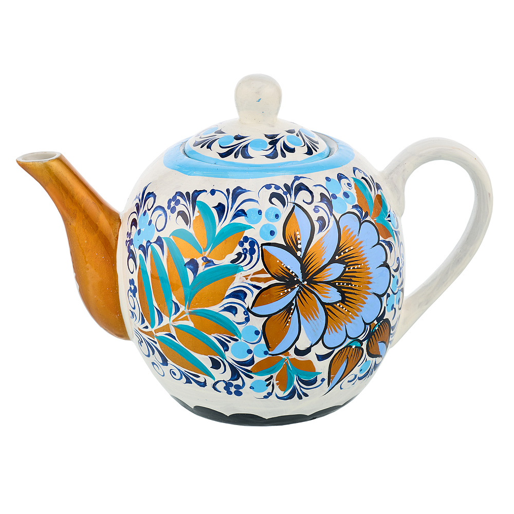 Самовар электрический 1,5 л с сервизом «Васильки». Хохлома - интернет магазин Русь Велика я фото 7