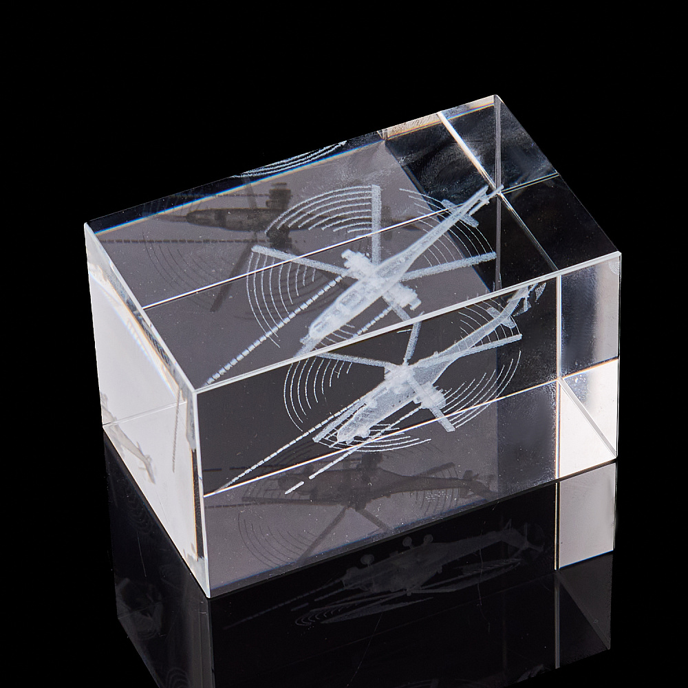 Лазерная графика. Куб «Вертолет ударный» - интернет магазин Русь Велика я фото 4