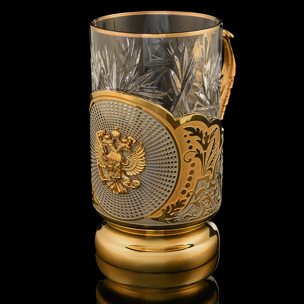 Подстаканник «Герб РФ». Златоуст - интернет магазин Русь Велика я фото 2