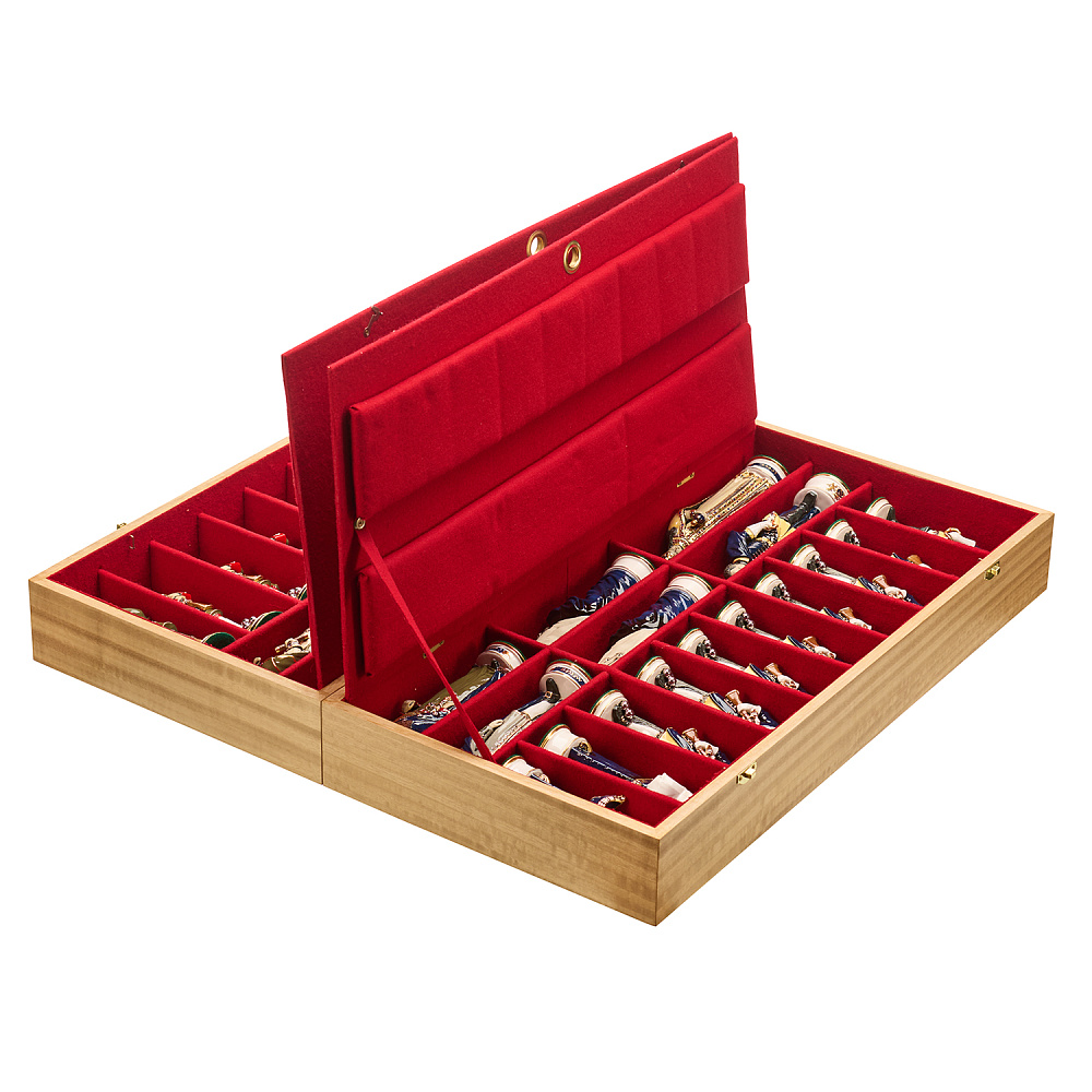 Шахматы из фарфора коллекционные  «Петр под Полтавой» эксклюзив - интернет магазин Русь Велика я фото 8