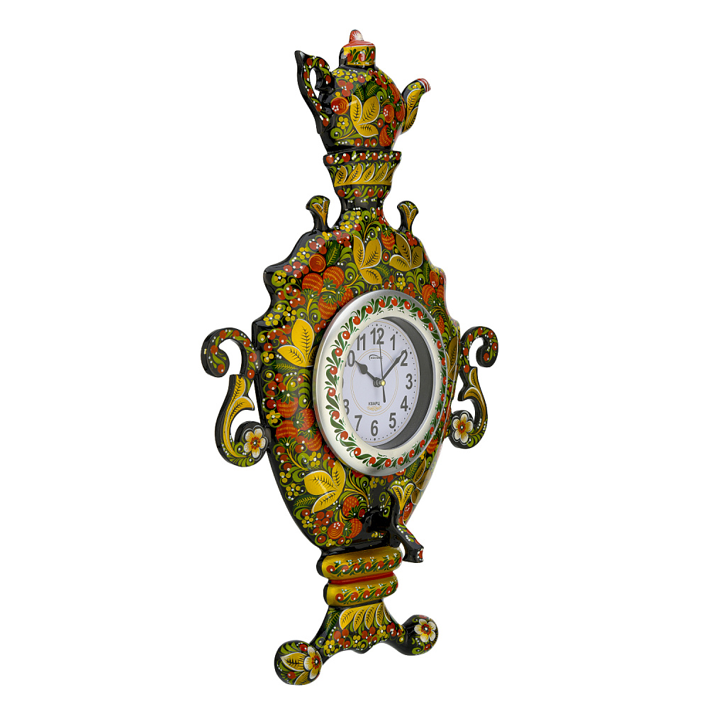 Часы настенные «Самовар». Хохлома - интернет магазин Русь Велика я фото 3