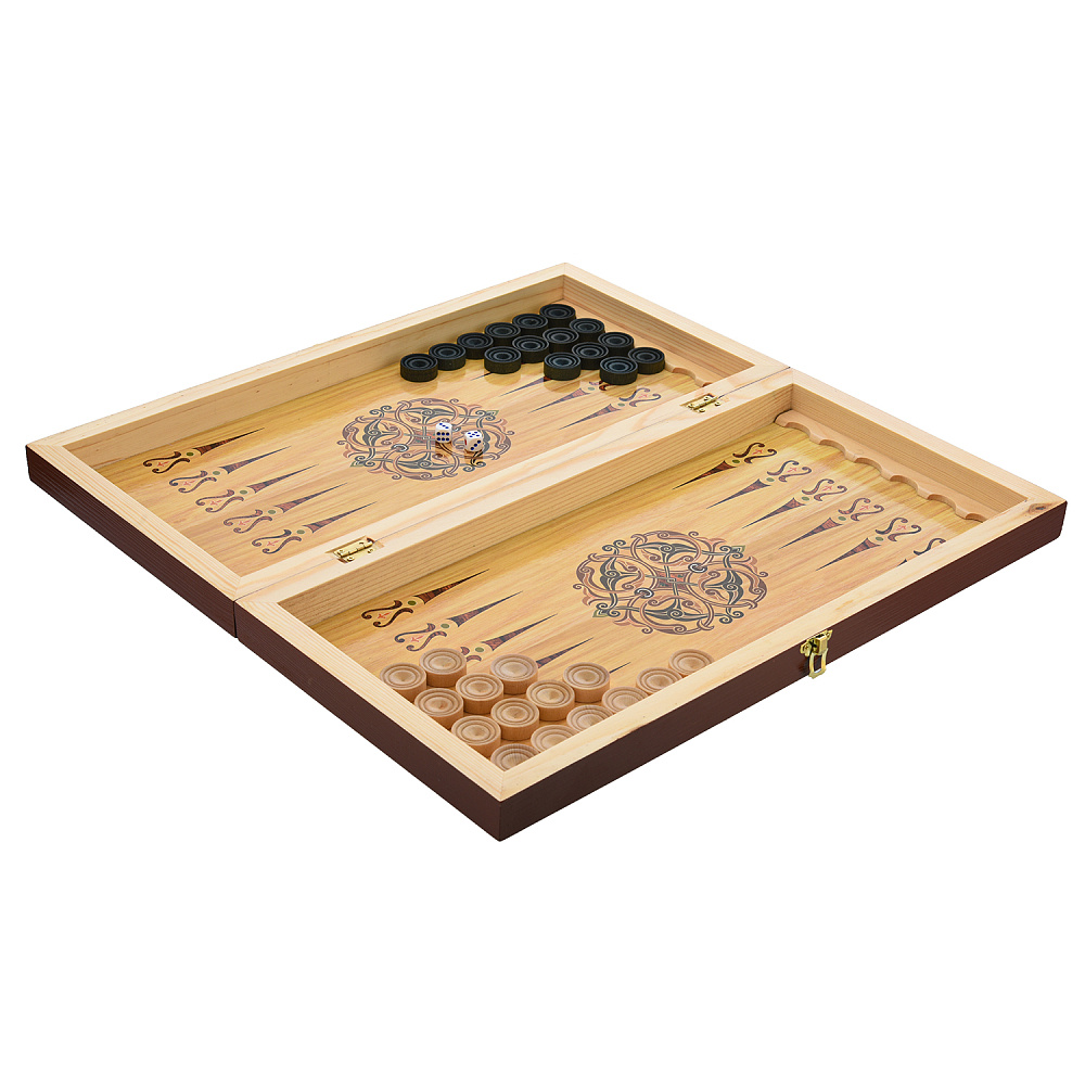 Шахматы-нарды-шашки деревянные «Морские» 50х25 см - интернет магазин Русь Велика я фото 11