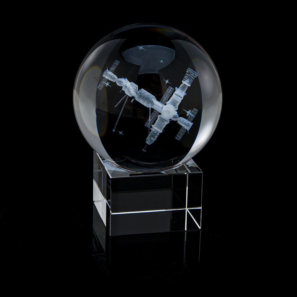 Лазерная графика. Статуэтка «Станция Мир» - интернет магазин Русь Велика я фото 2