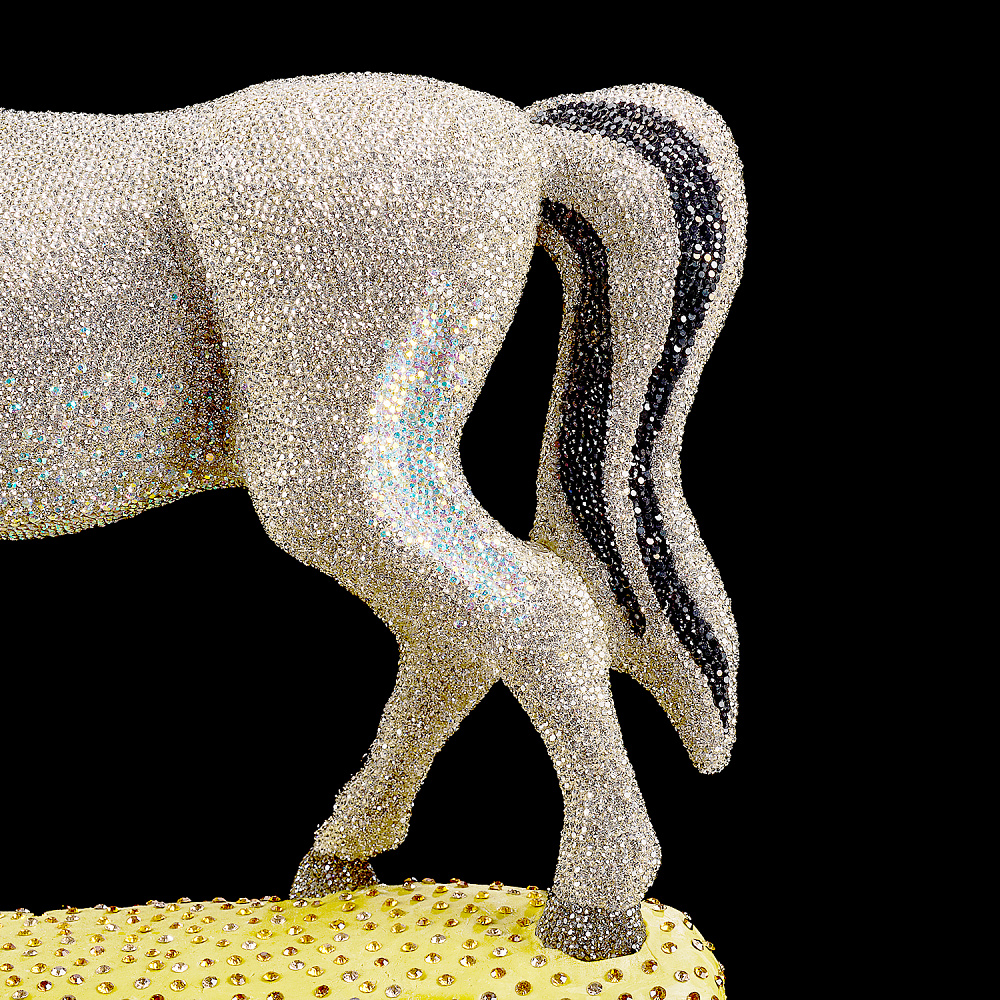 Символ 2026 года. Скульптура с хрустальными стразами «Лошадь» - интернет магазин Русь Велика я фото 7