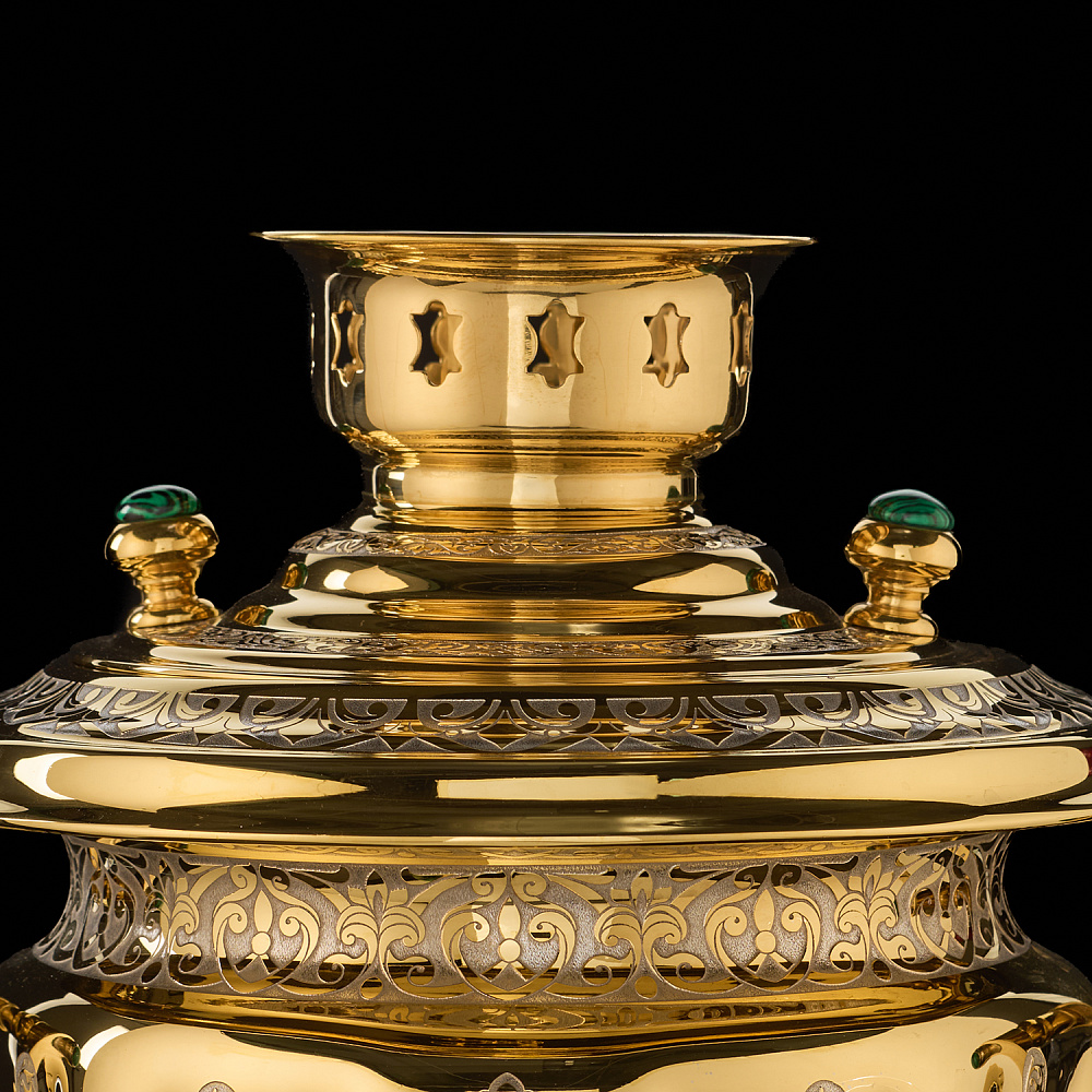 Самовар электрический 3 л «Малахит». Златоуст - интернет магазин Русь Велика я фото 5