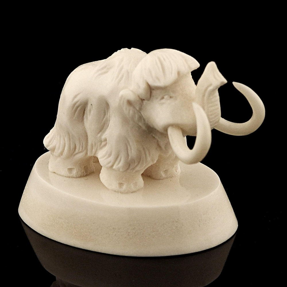 Статуэтка из рога лося «Шерстистый мамонт» - интернет магазин Русь Велика я фото 1