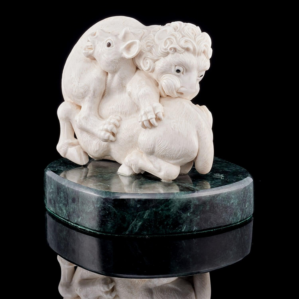 Скульптура «Охота льва» - интернет магазин Русь Велика я фото 1