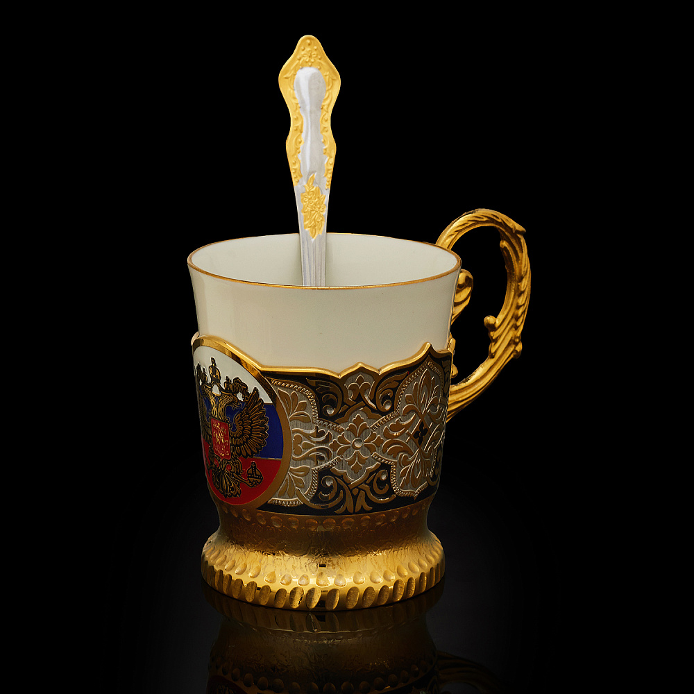 Кофейная пара «Герб РФ». Златоуст - интернет магазин Русь Велика я фото 3