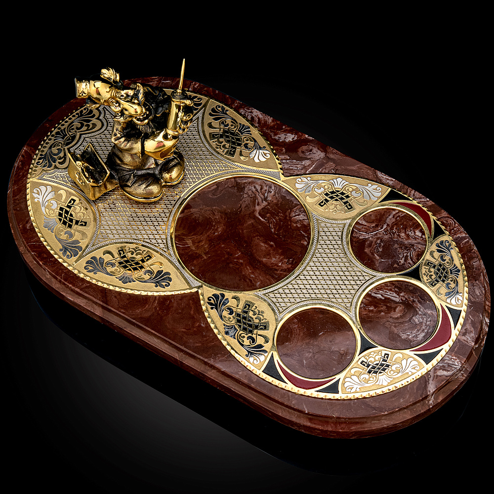 Икорница со стопками «Доктор». Златоуст - интернет магазин Русь Велика я фото 6