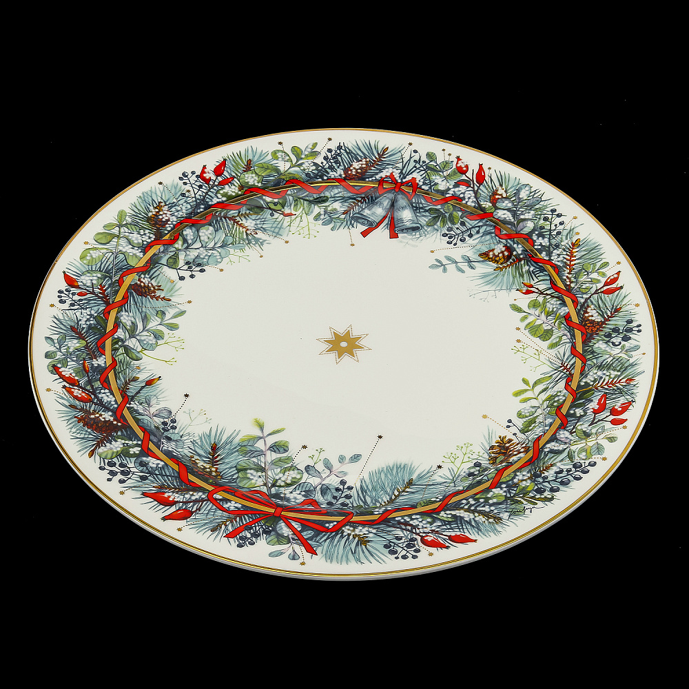 Блюдо круглое «Календа». Форма «Стандартная-2». ИФЗ - интернет магазин Русь Велика я фото 1