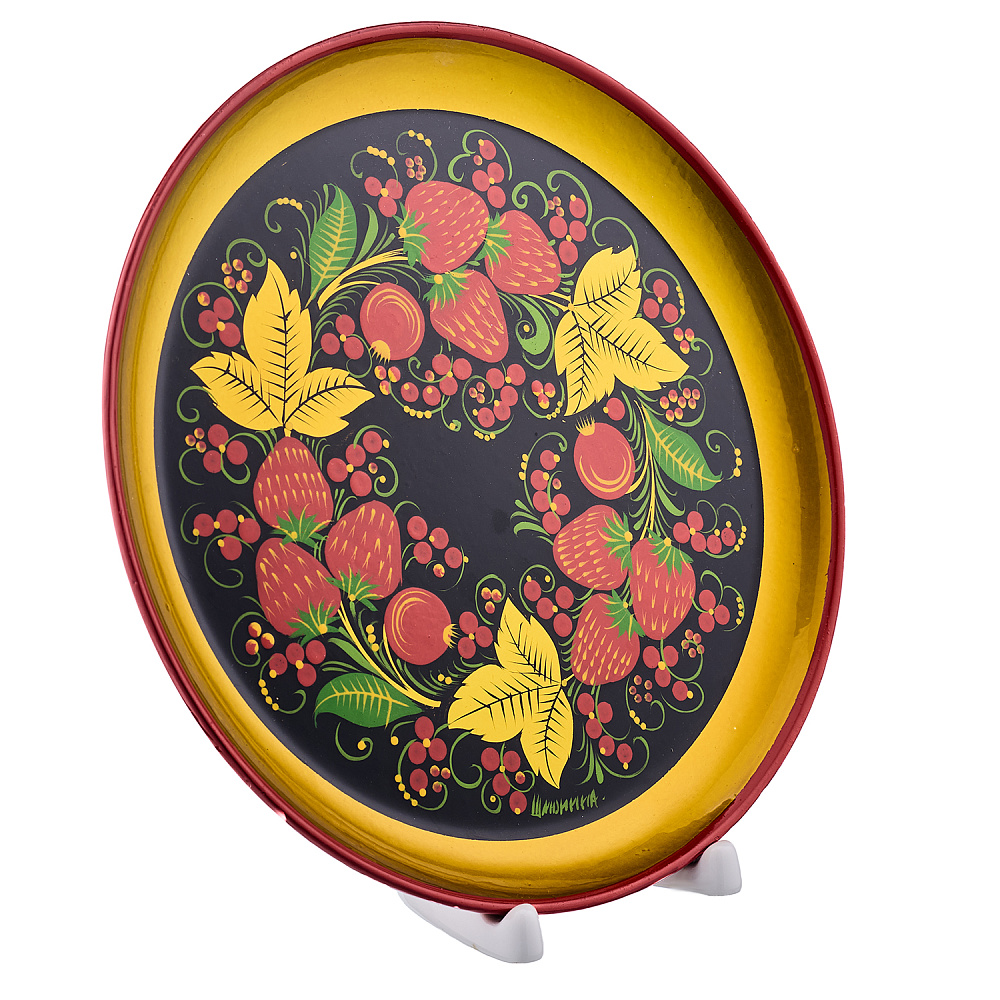 Набор для соусов «Клубника» с росписью. Хохлома - интернет магазин Русь Велика я фото 3